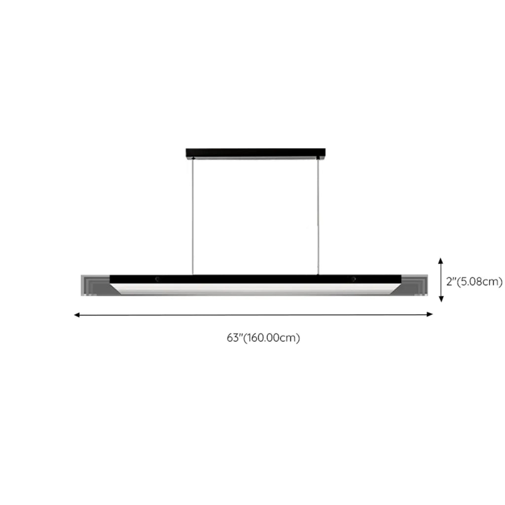 Suspension moderne en verre et métal avec éclairage LED pour îlot de cuisine