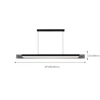 Suspension moderne en verre et métal avec éclairage LED pour îlot de cuisine