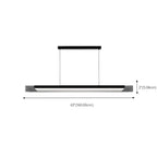 Suspension moderne en verre et métal avec éclairage LED pour îlot de cuisine