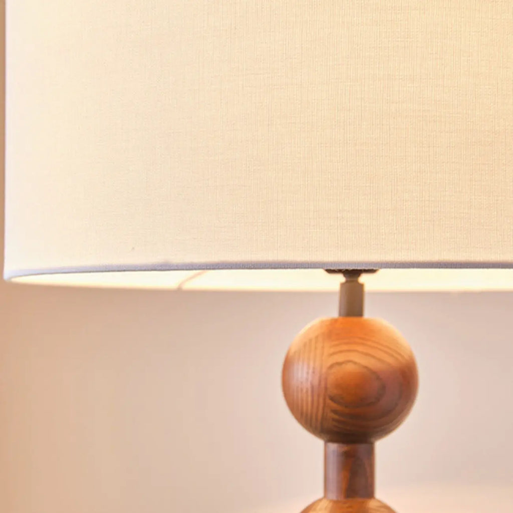 Lampada da terra moderna da 63 pollici con struttura in legno e spina per soggiorno