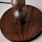 Lampada da terra moderna da 63 pollici con struttura in legno e spina per soggiorno