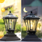 Lampes solaires d'extérieur Gerden Decor rétro noires évasées