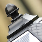 Lampes solaires d'extérieur Gerden Decor rétro noires évasées