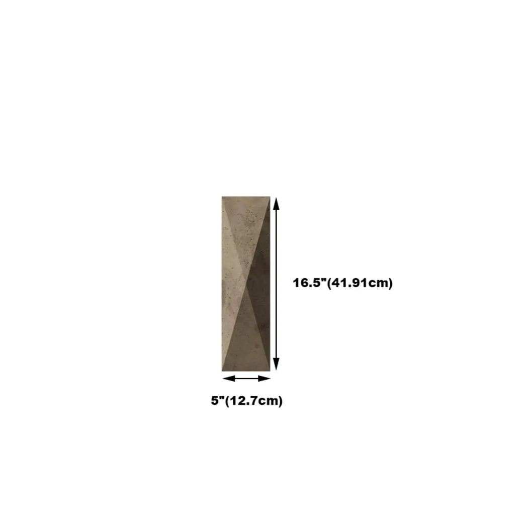 Applique murale extérieure rectangulaire grise moderne à 2 lumières LED