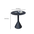 Table de bar minimaliste en métal noir, petite table d'extérieur