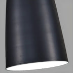 Suspension géométrique moderne en métal ferrugineux à 3 lumières pour cuisine
