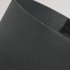Applique murale moderne en verre noir avec éclairage LED et câblage intégré