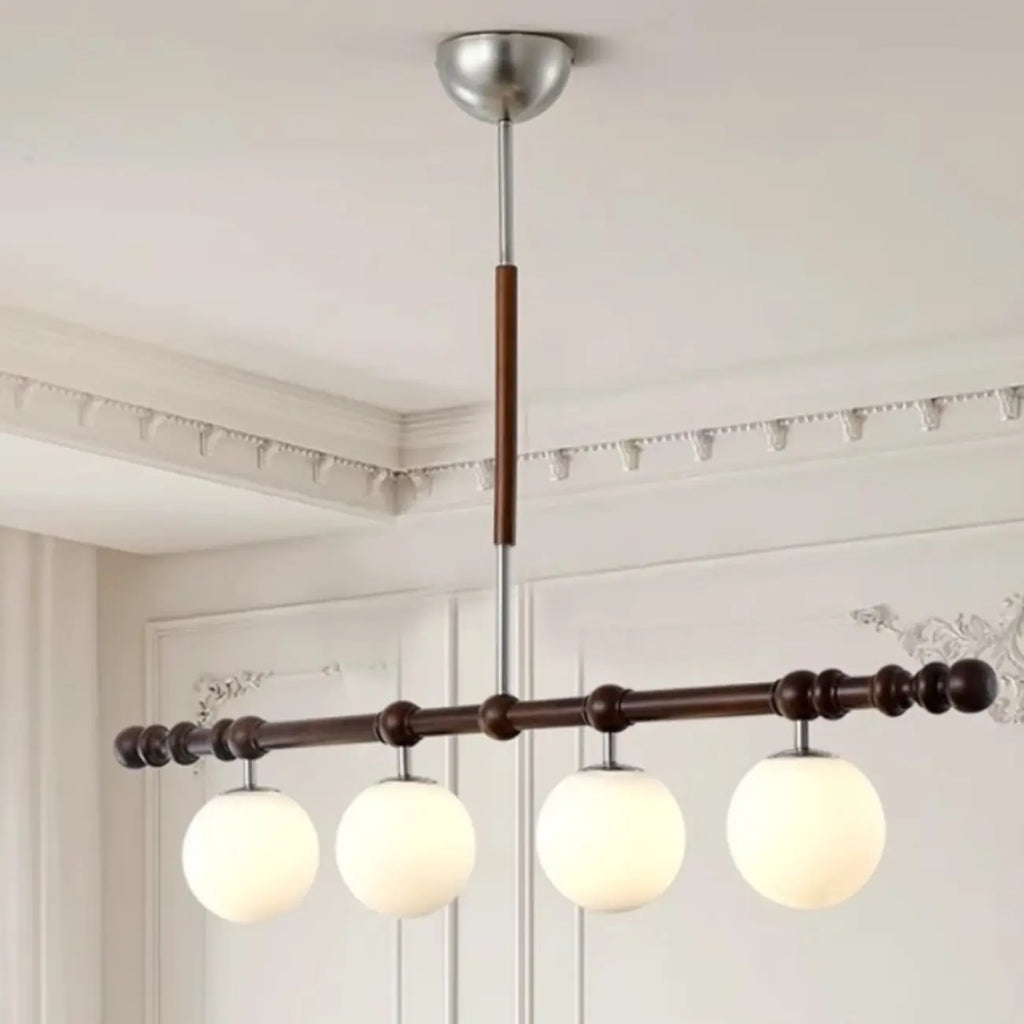 Suspension moderne en verre pour îlot de cuisine