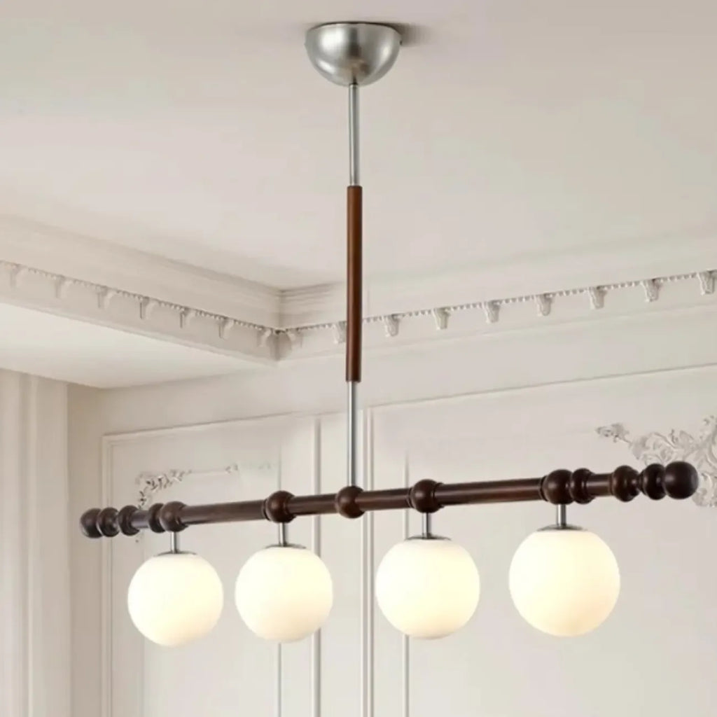 Suspension moderne en verre pour îlot de cuisine