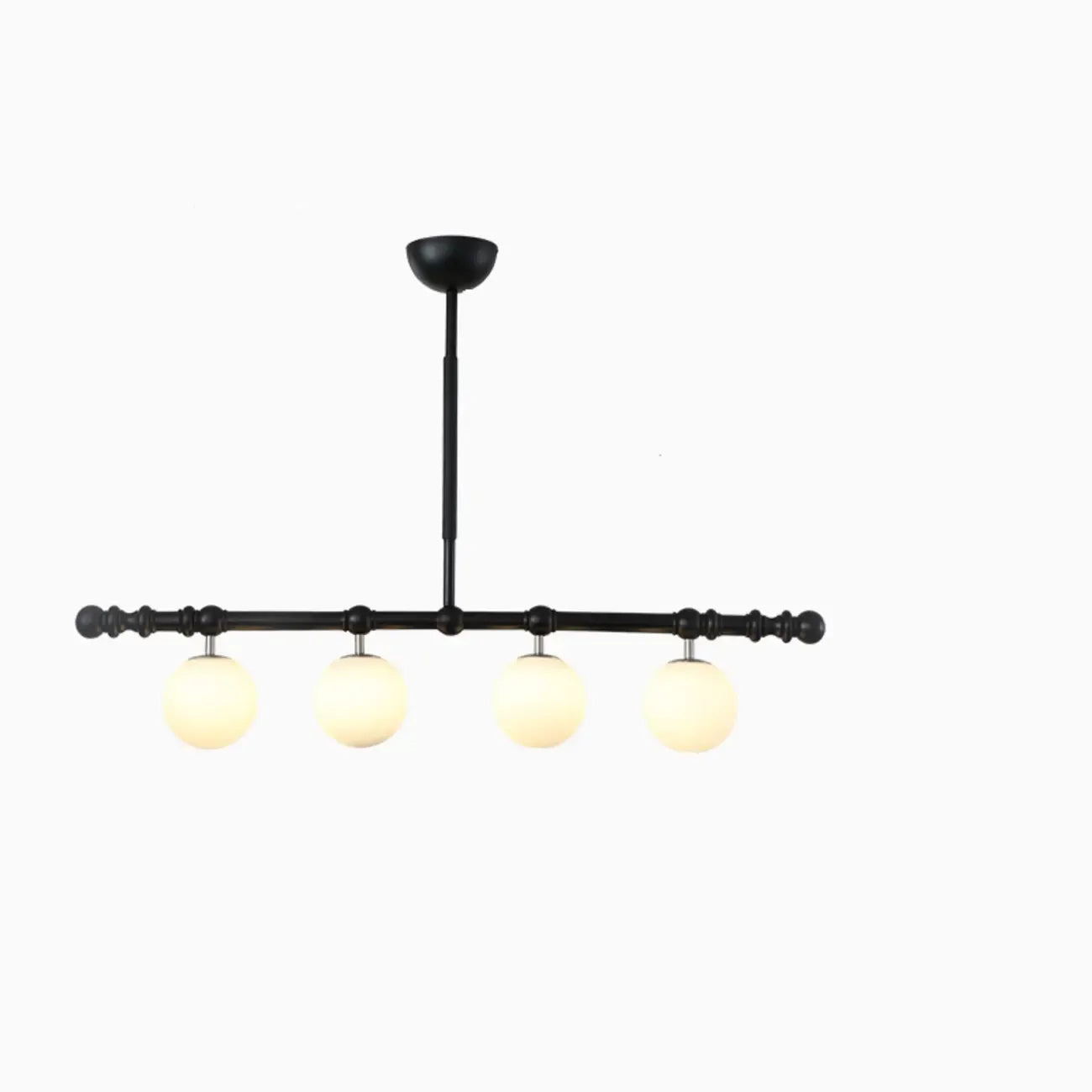 Suspension moderne en verre pour îlot de cuisine