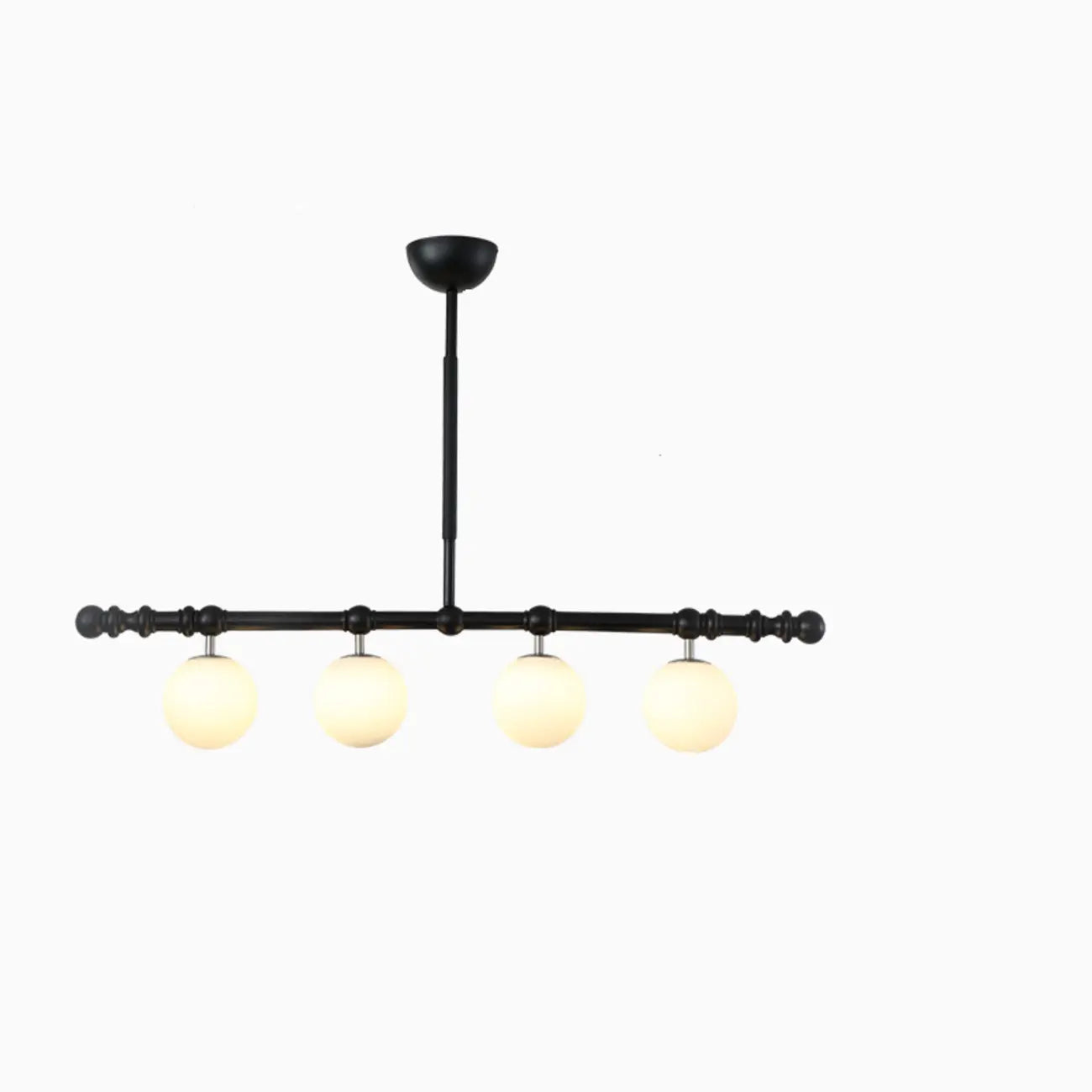 Suspension moderne en verre pour îlot de cuisine