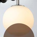 Suspension moderne en verre pour îlot de cuisine