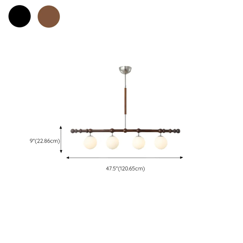Suspension moderne en verre pour îlot de cuisine