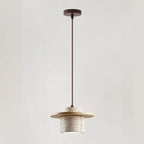 Suspension moderne en pierre kaki pour salon