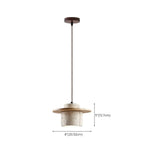 Suspension moderne en pierre kaki pour salon