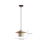 Suspension moderne en pierre kaki pour salon