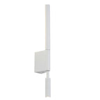 Applique murale géométrique blanche à 2 lumières LED pour intérieur