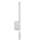 Applique murale géométrique blanche à 2 lumières LED pour intérieur