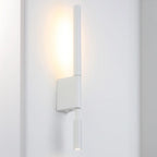 Applique murale géométrique blanche à 2 lumières LED pour intérieur