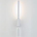 Applique murale géométrique blanche à 2 lumières LED pour intérieur