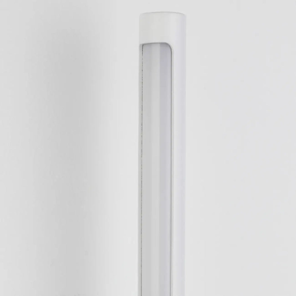 Applique murale géométrique blanche à 2 lumières LED pour intérieur