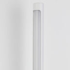 Applique murale géométrique blanche à 2 lumières LED pour intérieur