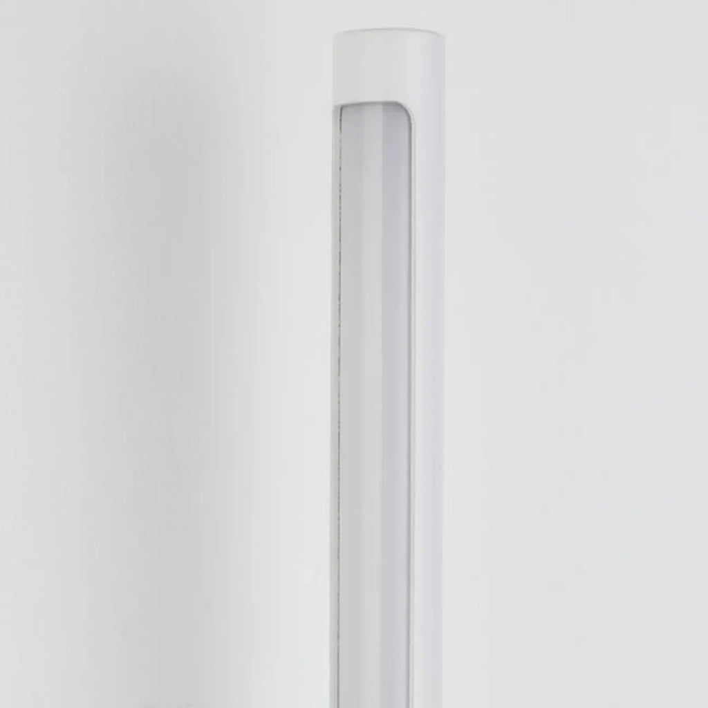 Applique murale géométrique blanche à 2 lumières LED pour intérieur