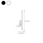 Applique murale géométrique blanche à 2 lumières LED pour intérieur