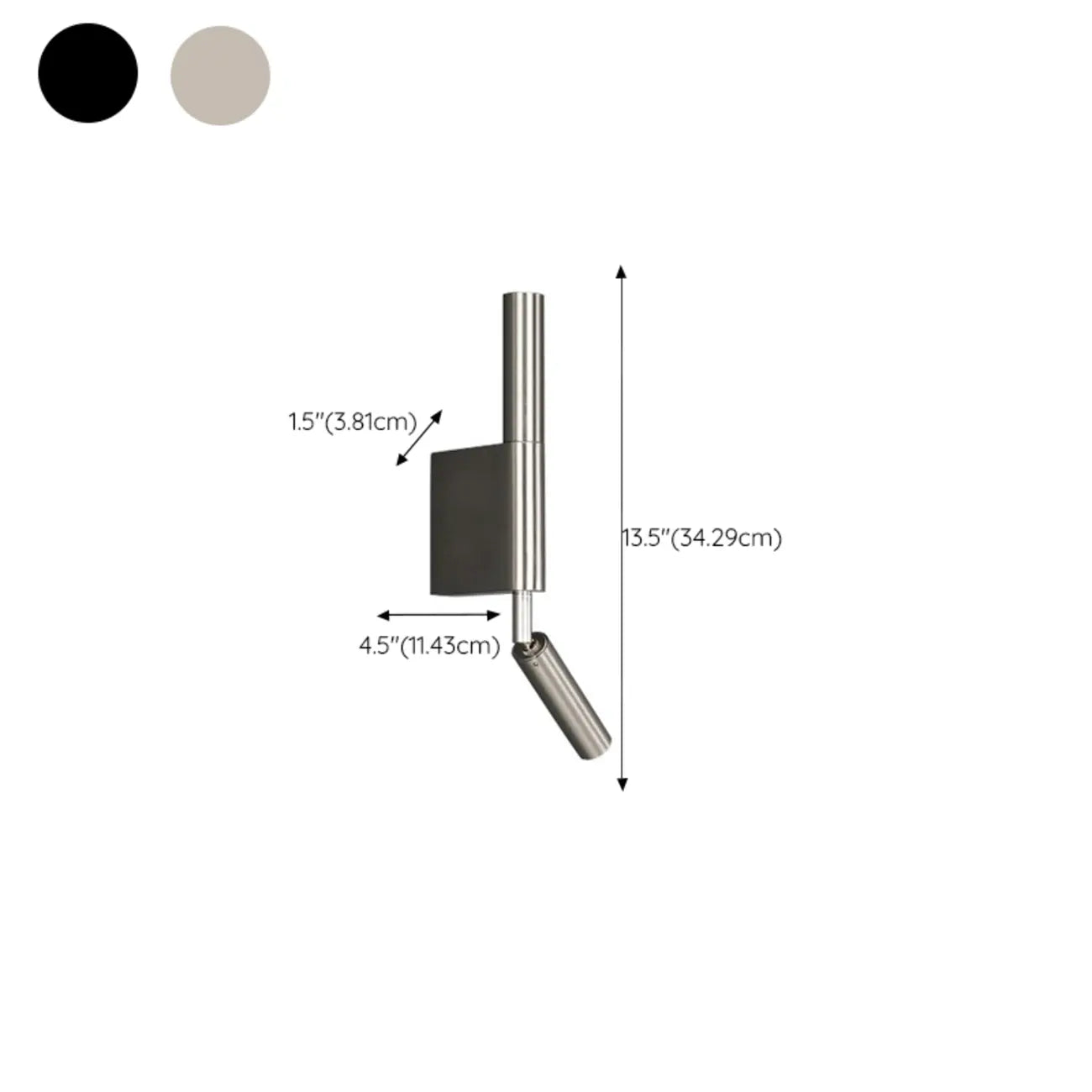 Applique murale géométrique blanche à 2 lumières LED pour intérieur
