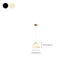 Suspension moderne conique en albâtre blanc pour chambre à coucher