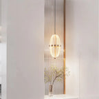 Mini suspension lumineuse LED réglable en acrylique transparent pour salle à manger