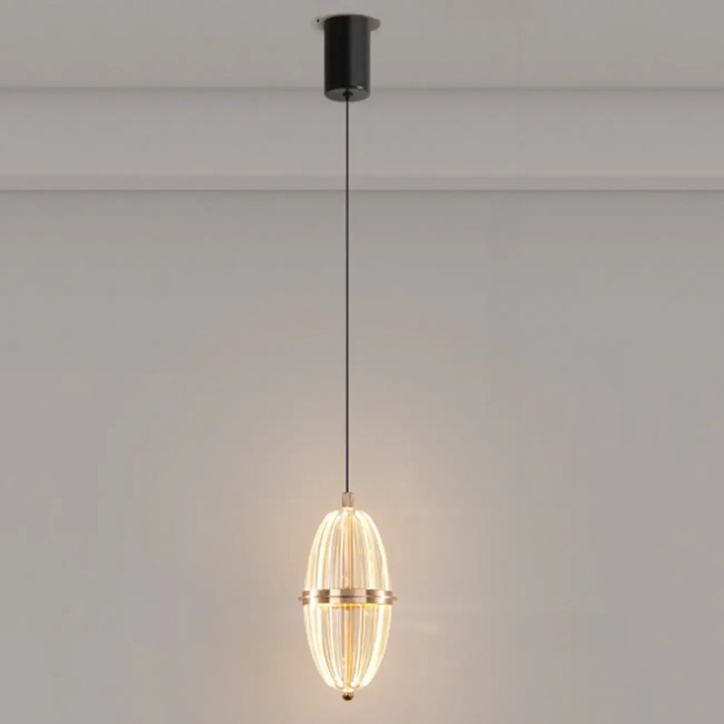 Mini suspension lumineuse LED réglable en acrylique transparent pour salle à manger