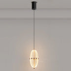 Mini suspension lumineuse LED réglable en acrylique transparent pour salle à manger