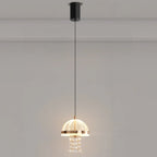Mini suspension lumineuse LED réglable en acrylique transparent pour salle à manger