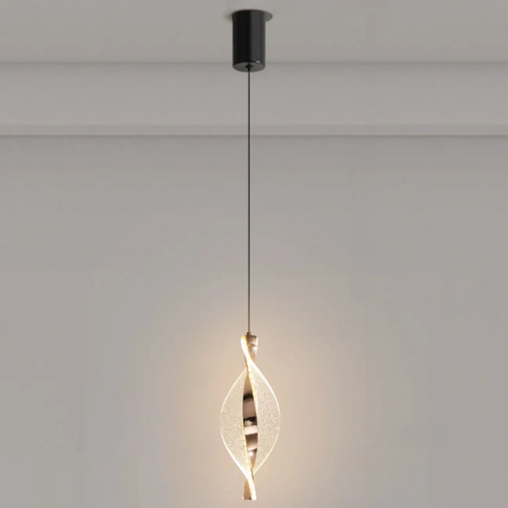 Mini suspension lumineuse LED réglable en acrylique transparent pour salle à manger