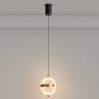 Mini suspension lumineuse LED réglable en acrylique transparent pour salle à manger