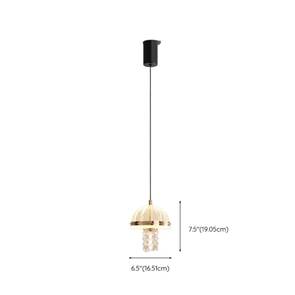 Mini suspension lumineuse LED réglable en acrylique transparent pour salle à manger