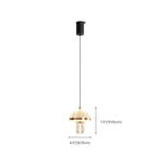 Mini suspension lumineuse LED réglable en acrylique transparent pour salle à manger