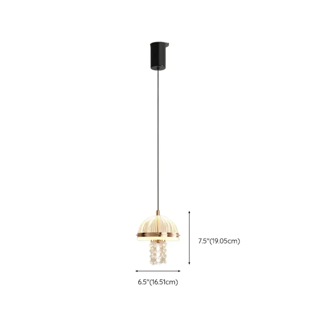 Mini suspension lumineuse LED réglable en acrylique transparent pour salle à manger