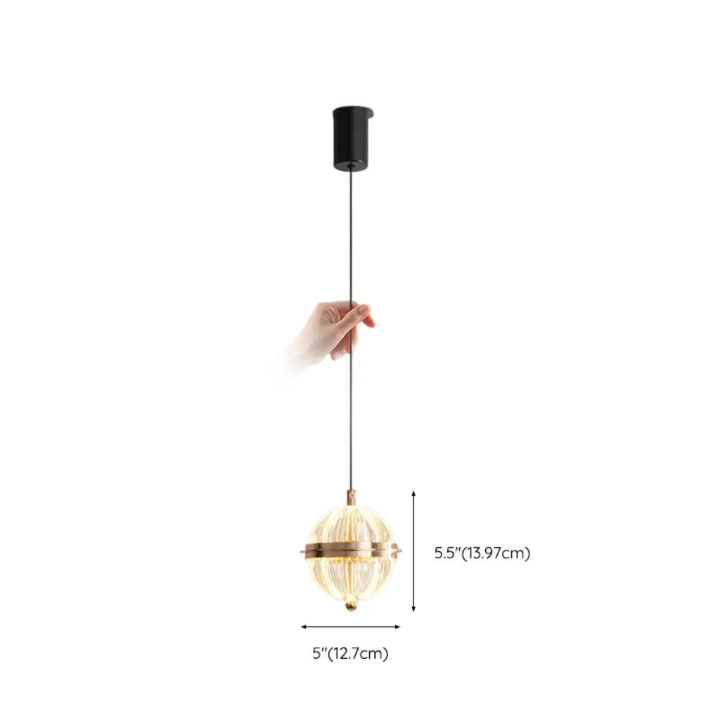 Mini suspension lumineuse LED réglable en acrylique transparent pour salle à manger