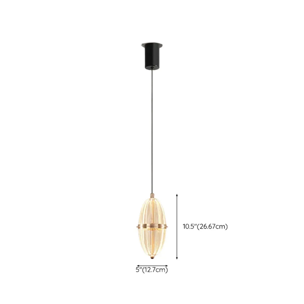 Mini suspension lumineuse LED réglable en acrylique transparent pour salle à manger