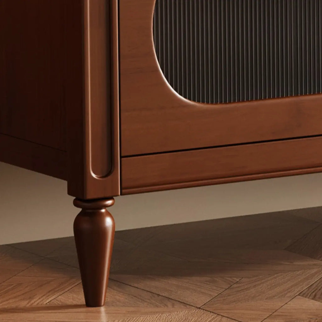 Meuble TV moderne en bois avec étagères et rangement