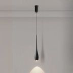 Suspension moderne à intensité variable en métal et acrylique au design épuré