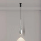 Suspension moderne à intensité variable en métal et acrylique au design épuré
