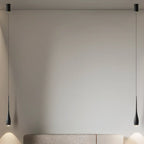 Suspension moderne à intensité variable en métal et acrylique au design épuré