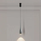 Suspension moderne à intensité variable en métal et acrylique au design épuré