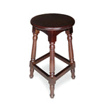 Tabourets de bar pivotants en cuir scandinave à hauteur de barre