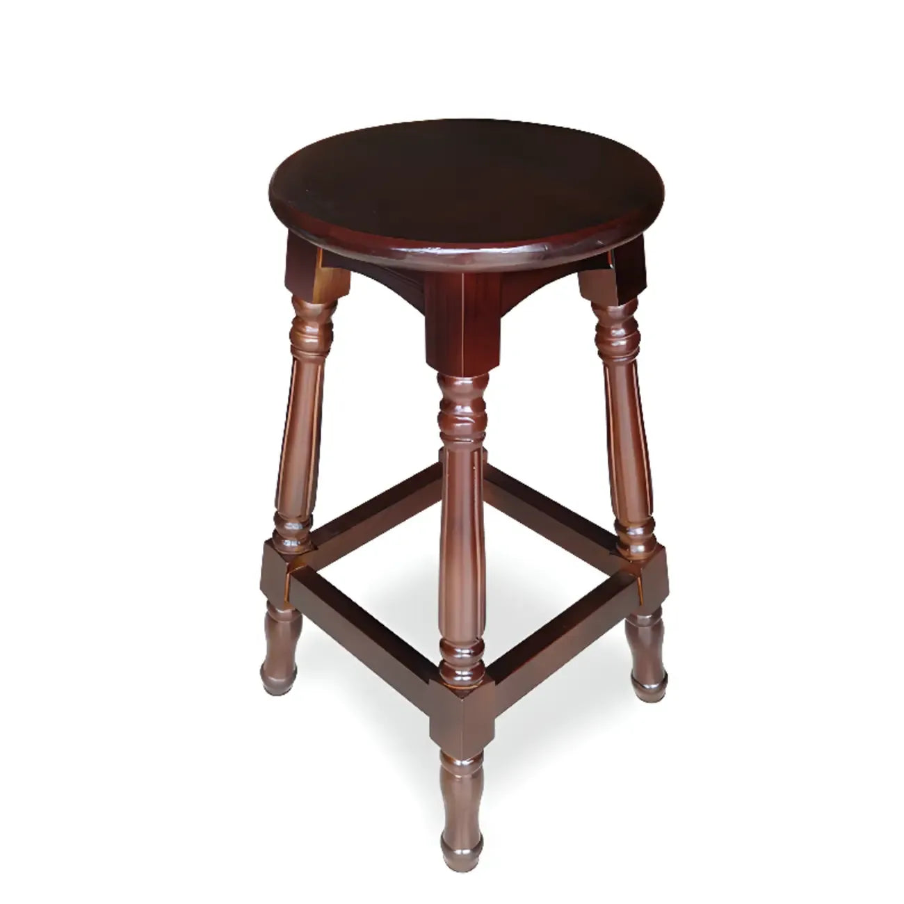 Tabourets de bar pivotants en cuir scandinave à hauteur de barre