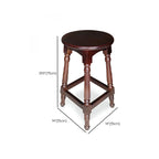 Tabourets de bar pivotants en cuir scandinave à hauteur de barre