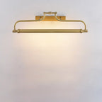 Applique murale géométrique en métal doré avec LED
